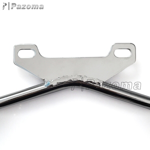 Support de support universel de clignotant de projecteur de moto chromé adapté pour <span class=keywords><strong>Harley</strong></span> Honda Suzuki Kawasaki Yamaha - Product Image 1