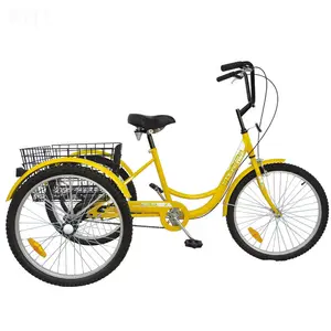 Kit de triciclo para adulto, bicicleta de 26 pulgadas, de litio, alta calidad, hecha en china