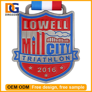 Popular por encargo recuerdo triatlón otorgado Medalla de Honor - Product Image 1