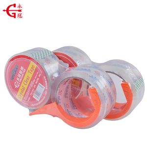 Mới nóng bán tùy chỉnh tinh thể rõ ràng <span class=keywords><strong>OPP</strong></span> Bopp băng dính mạnh mẽ siêu rõ ràng CELLO đóng gói băng 500M cho vận chuyển - Product Image 4