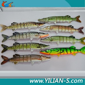 2015 gran tamaño grande swimbait pike señuelos de la pesca multi articulado señuelos - Product Image 3