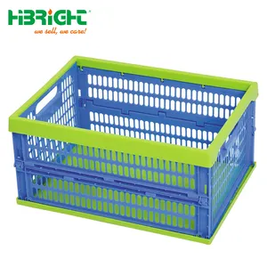 Có Thể Gập Lại Gấp Stackable Lưu Trữ Thùng Nhựa