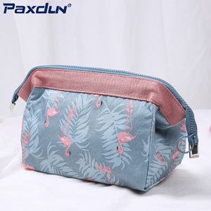Grand sac <span class=keywords><strong>de</strong></span> maquillage en feutre <span class=keywords><strong>de</strong></span> <span class=keywords><strong>voyage</strong></span> bon marché, Logo, toile pliable personnalisée, maille, Kits transparents, sac <span class=keywords><strong>organisateur</strong></span> - Product Image 2