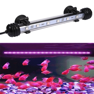 Led Vis <span class=keywords><strong>Aquarium</strong></span> Led Luchtbel Lamp Licht Decoratie Clip Light Eu/Us Plug - Product Image 1