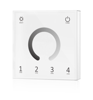 Skydance T21-1 batterie RF De Gradation sans fil mural télécommande interrupteur gradateur contrôleur d'écran tactile pour la couleur simple a mené