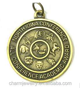 Medaglia sportiva della medaglia della maratona in lega di zinco OEM - Product Image 2