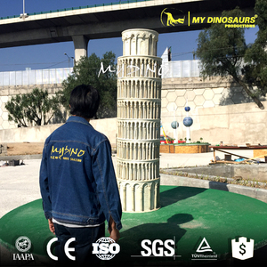 หอเอนเมืองปิซาขนาดเล็กสำหรับตั้งนอกบ้าน รุ่น My Dino XJ242 ทำจากไฟเบอร์กลาส - Product Image 2