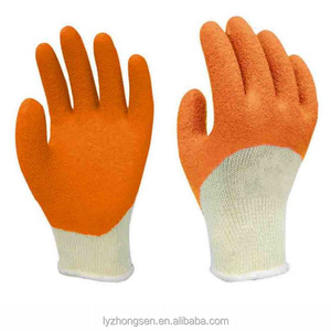Venta caliente de la fábrica de algodón recubierto de calibre 10 construcción guantes de trabajo - Product Image 2