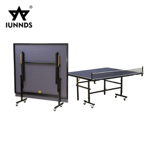 Ensemble de <span class=keywords><strong>table</strong></span> de <span class=keywords><strong>ping</strong></span>-<span class=keywords><strong>pong</strong></span> portable et pliable, tennis de <span class=keywords><strong>table</strong></span> de haute qualité, avec roulettes, pour l'intérieur - Product Image 2