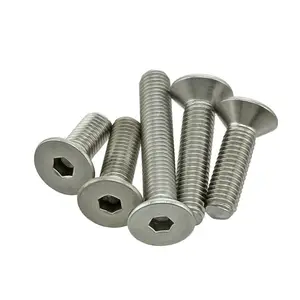 Factory made M2-M8 stainless steel socket torx flat countersunk machine screw