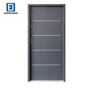 Fangda 이스라엘 침실 문 알 스트립 최고의 강철 문 - Product Image 5