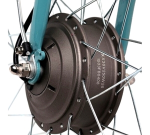 Vélo électrique TXED Lady Ebike 36V 10Ah avec batterie au lithium, frein à patin, modèle Verona Deluxe rétro, vélo électrique de ville, moteur 36V 250W - Product Image 4