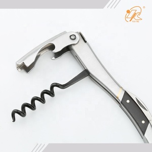 <span class=keywords><strong>Tire</strong></span>-bouchon professionnel tout-en-un <span class=keywords><strong>Laguiole</strong></span>, ouvre-bouteille à vin en acier inoxydable 420, manche en bois d'ébène, finition satinée - Product Image 6