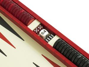 OEM <span class=keywords><strong>2022</strong></span> boîte de jeu de société Backgammon de luxe en cuir avec intérieur en velours, nouveau Style - Product Image 3