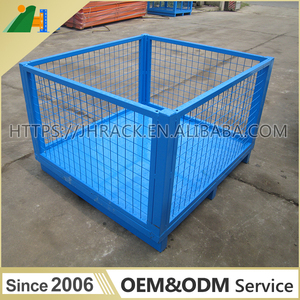 Uso de almacén carretilla elevadora entrada jaula de alambre de malla de contenedores - Product Image 1