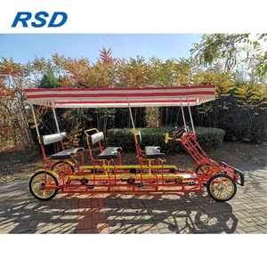 RSD-bicicletta da spiaggia, bici a 4 ruote, bici da 6 persone, nuovo modello, made in Tianjin