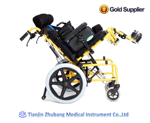 Tianjin 4 ruedas económico Manual usado Silla de Ruedas Ligera para los niños - Product Image 4