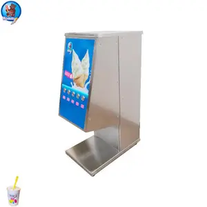 One Shot Machine/one-off Dessert Dispenser Inexpensive Ice Cream Making Equipment Silver Stainless Steel New Product 2022 Motor