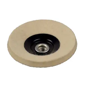 Abrasive tool polishing wheel wool felt disc M14 backer felt grinding wheel for marble