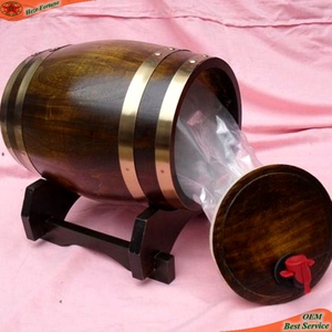 Botte in Legno di Quercia/Pino Personalizzata da 5L/10L per Whisky, Birra e Vino - Product Image 5