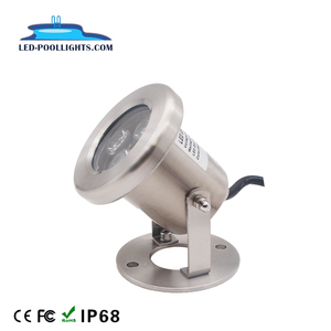 IP68 étanche 3W 9W 304SS a mené la lumière sous-marine 12V 24V sous la lampe de tache d'eau - Product Image 4
