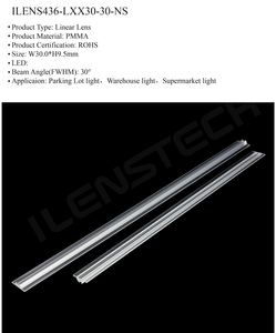 <span class=keywords><strong>30mm</strong></span> de extrusión lineal <span class=keywords><strong>fresnel</strong></span> lente para el refrigerador de iluminación/extrusión de lentes lineales soluciones - Product Image 3