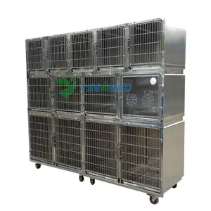 hot sale good quality #304 stainless steel animal vet cheap cat cages