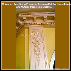 Decorazione di interni Lampadario Supporto Soffitto di Gesso Medalion Pannello Quadrato - Product Image 5