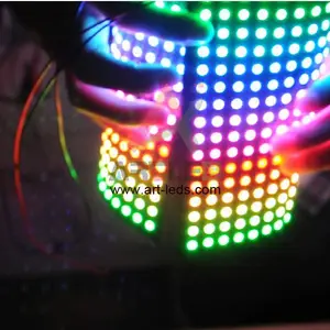 DC5V 유연한 RGB LED 픽셀 패널 WS2812B SK6812 SMD 5050 유연한 요정 빛 픽셀 매트릭스