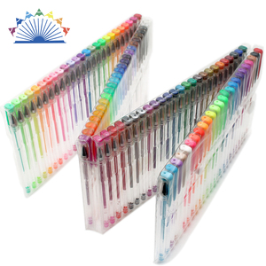 <span class=keywords><strong>Amazon</strong></span> Venta caliente Art 100 colores Gel Pens Set 220% <span class=keywords><strong>pluma</strong></span> de tinta Gel para adultos libros para colorear - Product Image 2