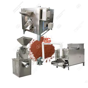 Electric Edible Cacao Beans Making Colloid Equipment Peanut Butter Mill Grinder Processing Liquid Cocoa Bean Grinding Machine