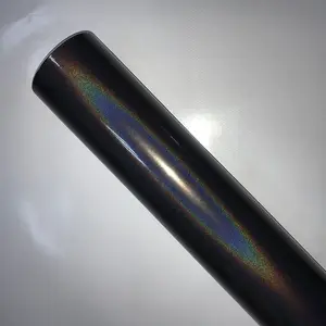 Yeni varış elmas glitter araba sarma gökkuşağı holografik lazer krom vinil