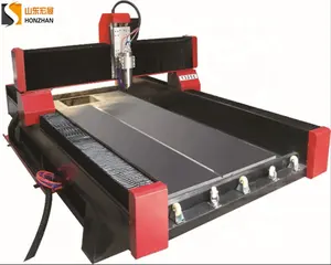 Mesin ukir router cnc batu kualitas baik/mesin penggilingan 3d granit marmer dengan struktur yang kuat