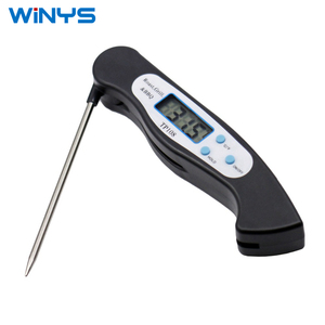Digitale Opvouwbare Bbq Vleesthermometer Oem/Odm Ondersteuning Keukengereedschap Met Batterijgevoede Temperatuurregelaar Plastic Materiaal - Product Image 4