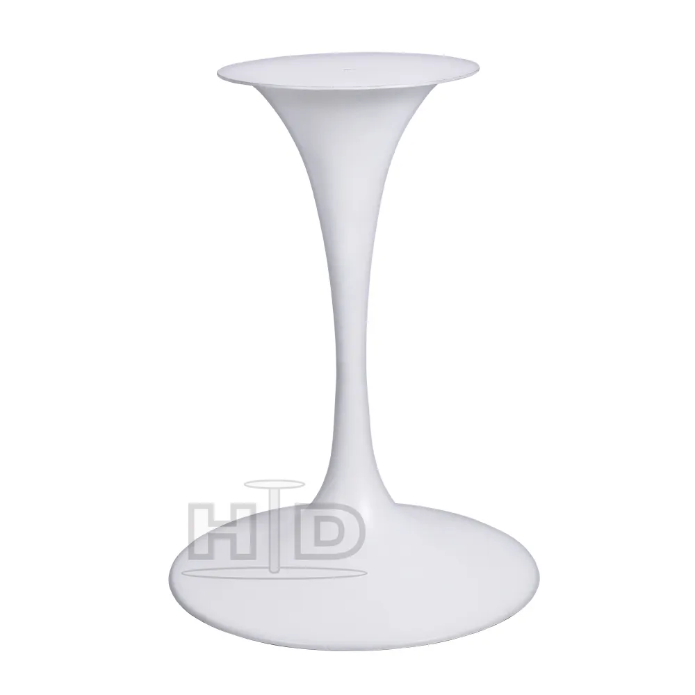 Hot Koop Staal Aluminium Witte Tulp Tafel Base Voor Marmer Top