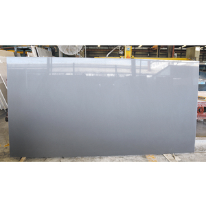 Fabricación antiguo alta calidad <span class=keywords><strong>aglomerado</strong></span> blanco <span class=keywords><strong>gris</strong></span> losa de piedra de cuarzo - Product Image 1