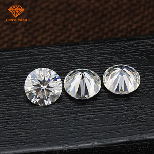 Baja precio de fábrica mejor definición GH <span class=keywords><strong>IJ</strong></span> color VVS Grado Estrella cut ronda suelto moissanite para anillos - Product Image 3