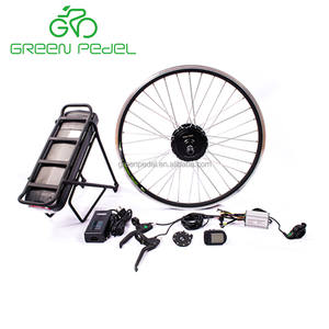 <span class=keywords><strong>Kit</strong></span> de Conversión de Bicicleta Eléctrica Greenpedel de Alta Calidad, 36v 250w 350w, Estándar Europeo, con Batería - Product Image 4