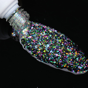 Devenir un <span class=keywords><strong>agent</strong></span> distributeur exclusif, vous voulez une nouvelle mode caméléon flocon Gel vernis esmaltes semi-permanents holographique UV Gel - Product Image 4