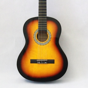 Made in China 39 pollici su misura di colore Tiglio Playwood posteriore e laterale chitarra classica - Product Image 5