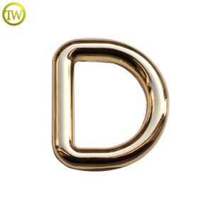 ห่วงรูปตัว <span class=keywords><strong>D</strong></span> สีทอง ทำจากโลหะผสมสังกะสี แข็งแรง สำหรับสายรัด แบบเชื่อมเดี่ยว - Product Image 3