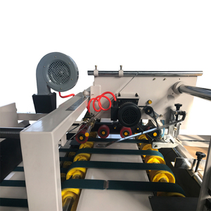 HRB-máquina semiautomática de plegado y encolado de cartón, caja de cartón corrugado, plegadora y encoladora - Product Image 3