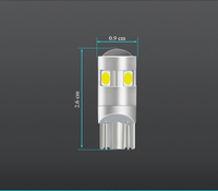 Accessoire sur mesure pour voiture, feu clignotant T15, Led 194 SMD W5W, ampoule automatique 12V, 5W, Canbus, pour intérieur de véhicule