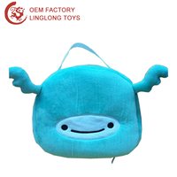 Sacs personnalisés pour enfants Sac à dos en peluche en forme de grenouille Sac à dos animal grenouille verte