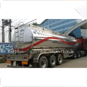 CLW 36000 litres fuel tanker semi trailer for truck aluminum fuel tanks