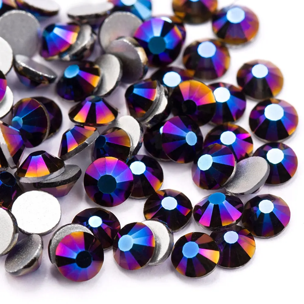 Strass pour ongles en cristal diamant, tailles multiples pour bricolage, pièces