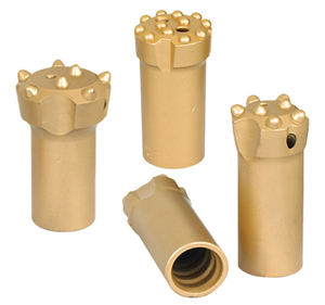 钻具盖螺纹碳化钨按钮钻头组冷压球齿32毫米34毫米 - Product Image 1