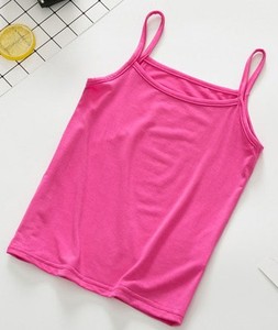 <span class=keywords><strong>Canottiera</strong></span> per Bambine con Spalline Sottili, Maglietta <span class=keywords><strong>Intima</strong></span> Tinta Unita per Ragazze Adolescenti - Product Image 4