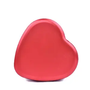 Various colors wedding use watch cookie chocolate gift heart shaped metal tin box
