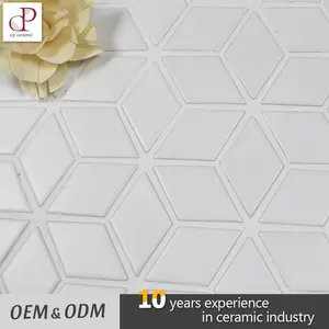 Decoración Cocina pequeño patrón tridimensional en forma de diamante cubo 3D mosaico